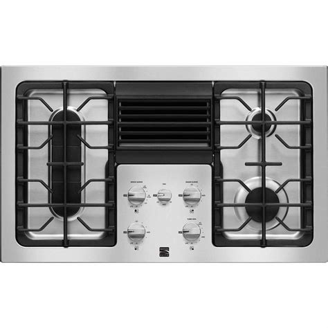 kenmore gas cooktop with downdraft